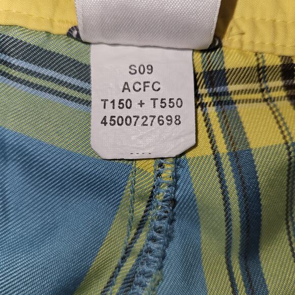 The North Face Board Shorts Y2K Plaid Swim Trunk Surfing Beach Vacation Size 6 - Picture 12 of 12